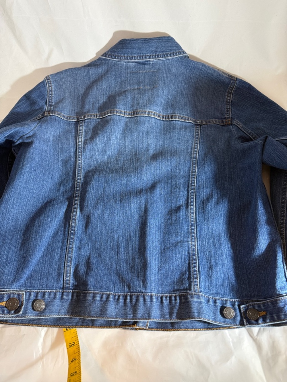 Banana Republic Women's Medium Blue Denim Jean Jacket - Picture 6 of 6